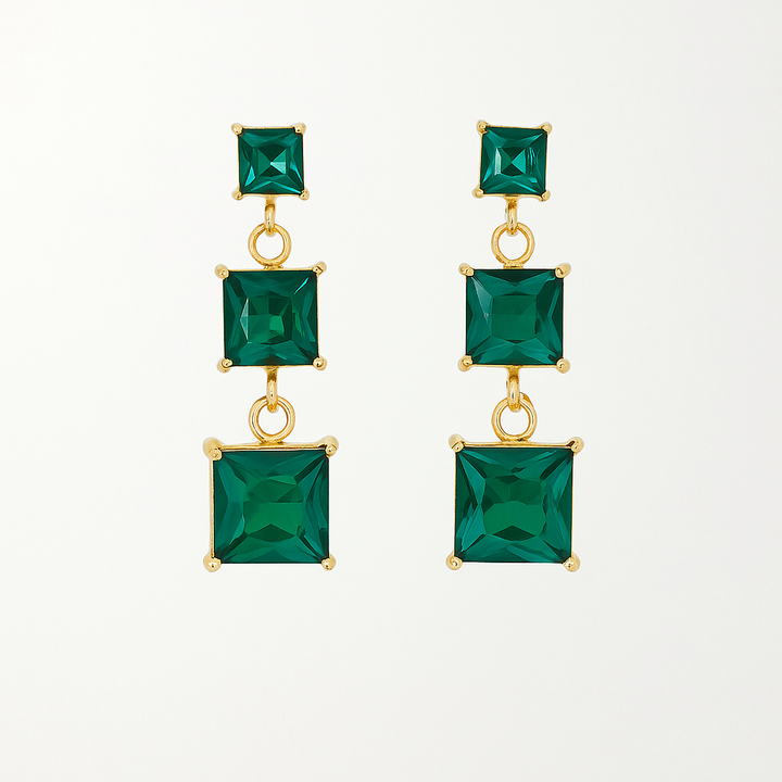 Verde Eclat Emerald Drop Earrings