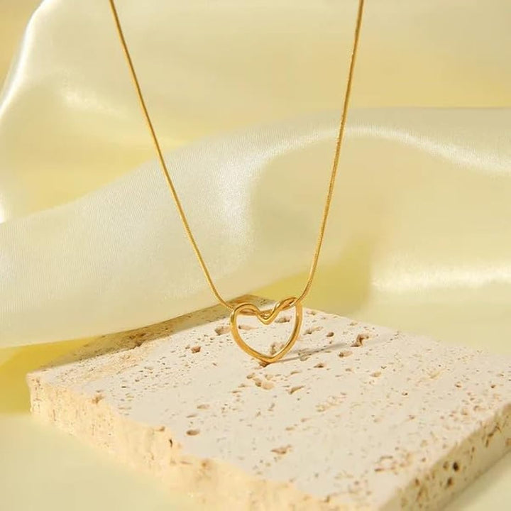 Belle Amora Open Heart Necklace