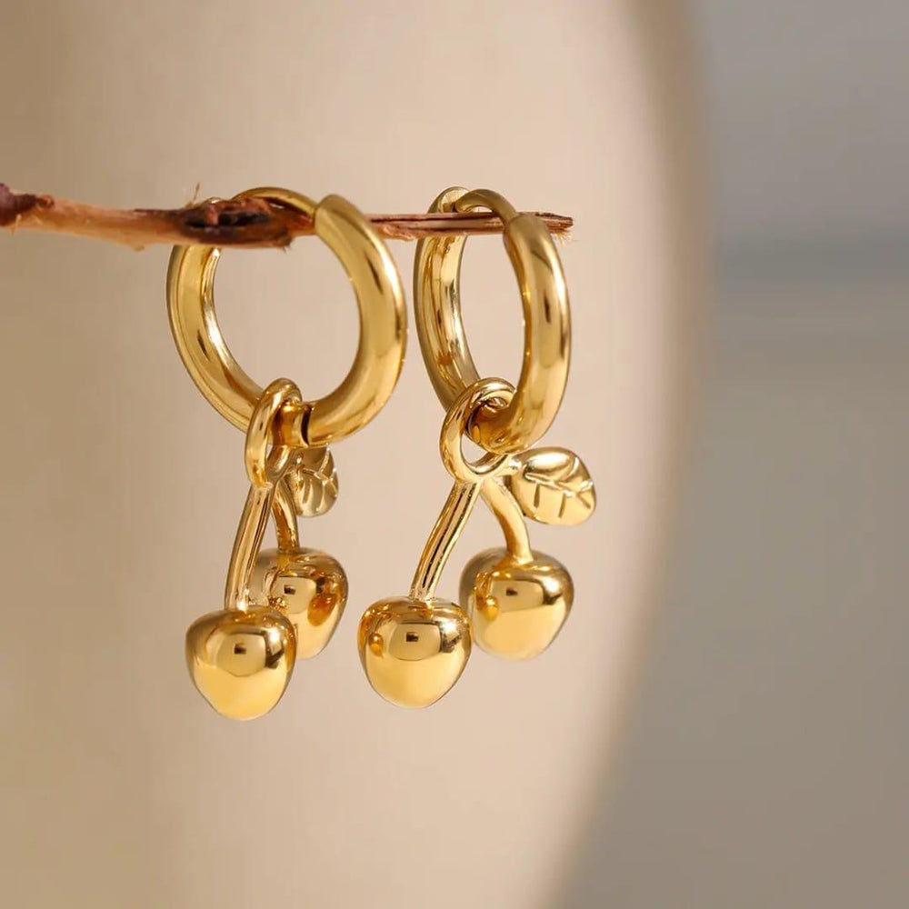 Cherry Charm Earrings