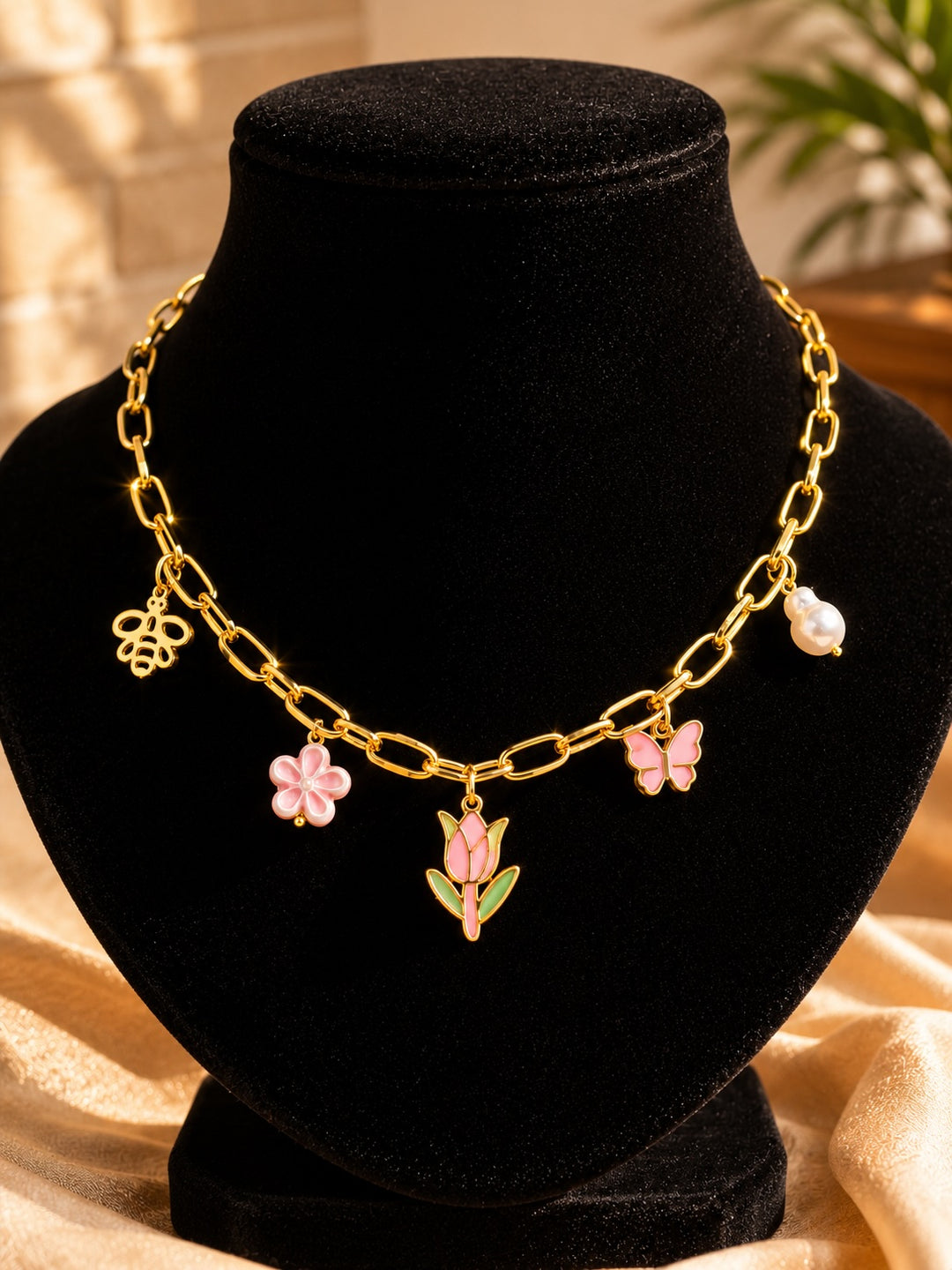Blooming Garden Charm Necklace