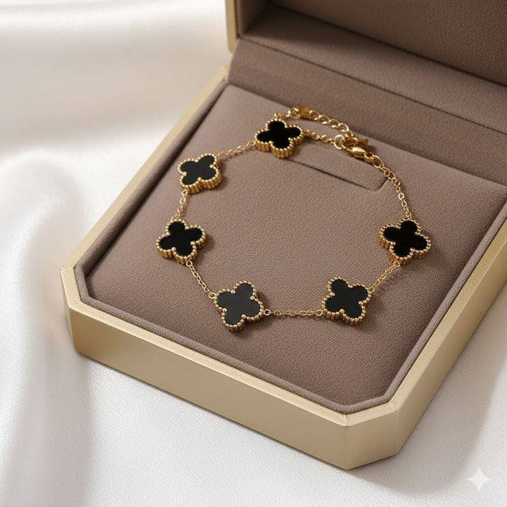 Twilight Noir Petal Bracelet