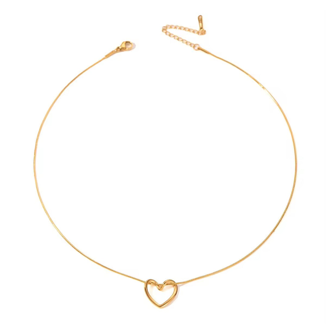 Belle Amora Open Heart Necklace