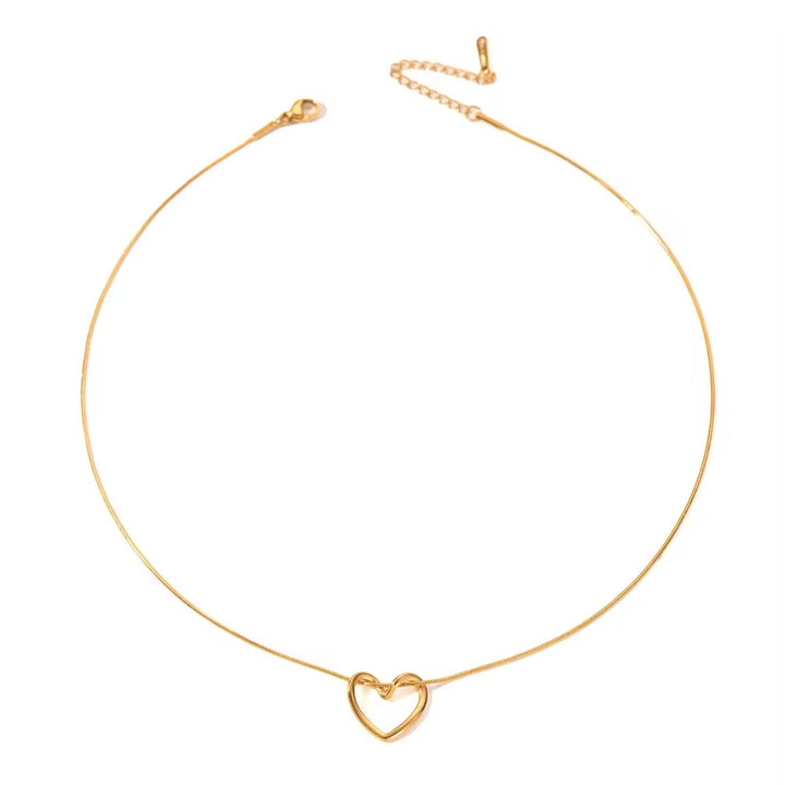 Belle Amora Open Heart Necklace