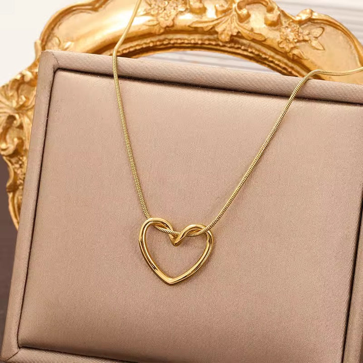 Belle Amora Open Heart Necklace