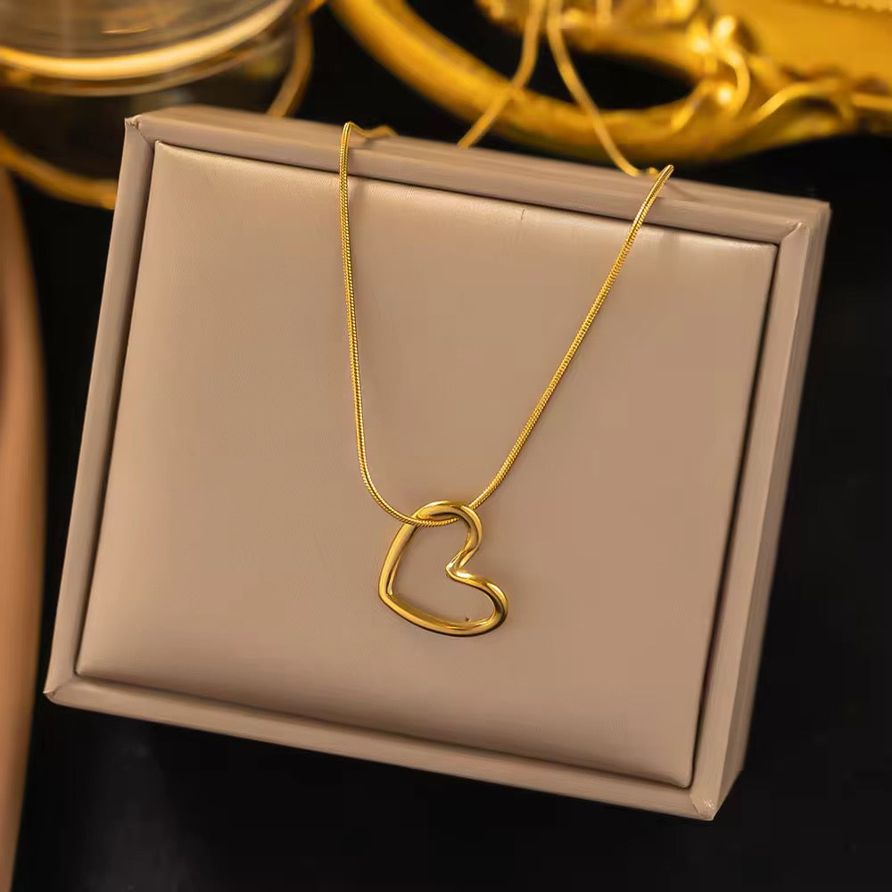 Belle Amora Open Heart Necklace