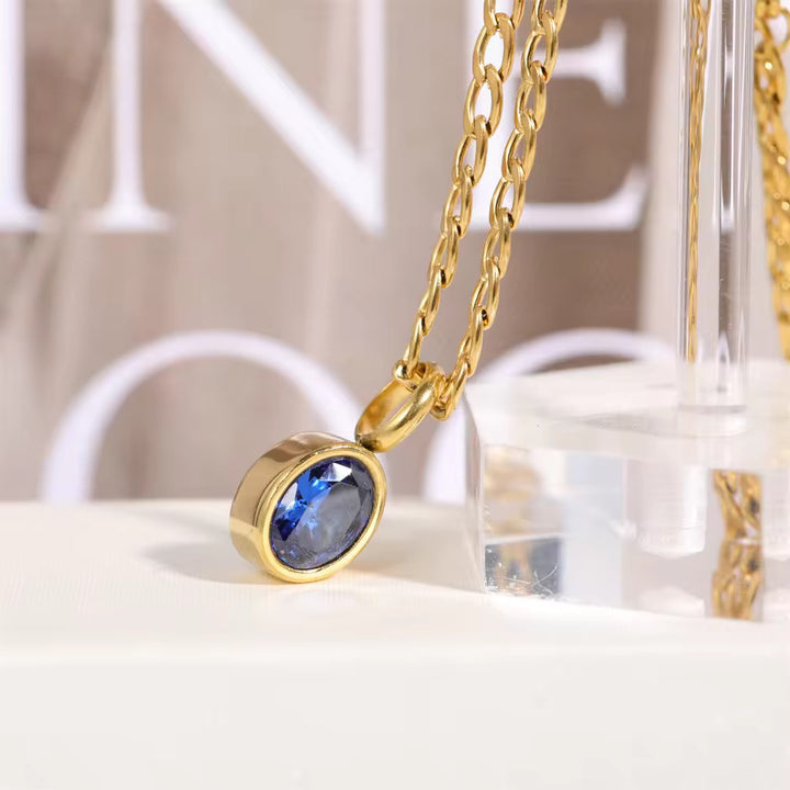 Serenità d'Or Sapphire Necklace