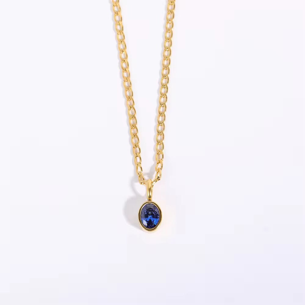 Serenità d'Or Sapphire Necklace