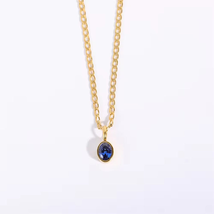 Serenità d'Or Sapphire Necklace
