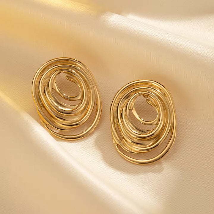 Eternal Vortex Hoop Earrings