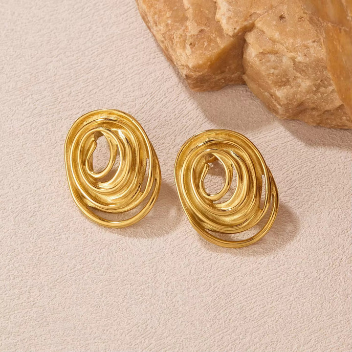 Eternal Vortex Hoop Earrings