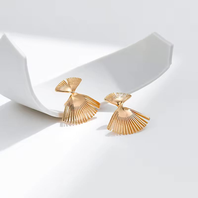 Sunburst Horizon Drop Earrings