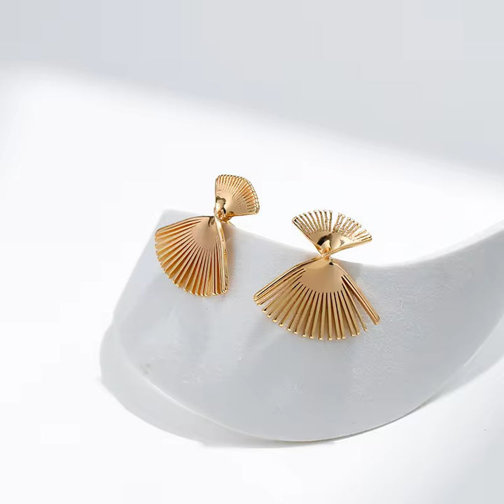 Sunburst Horizon Drop Earrings
