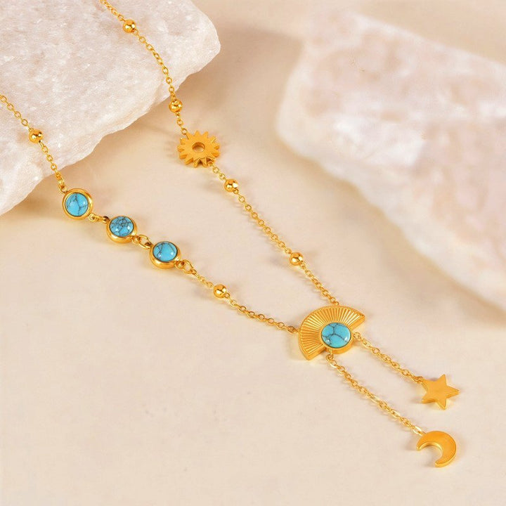 Dreamy Moon Star Mystic Necklace
