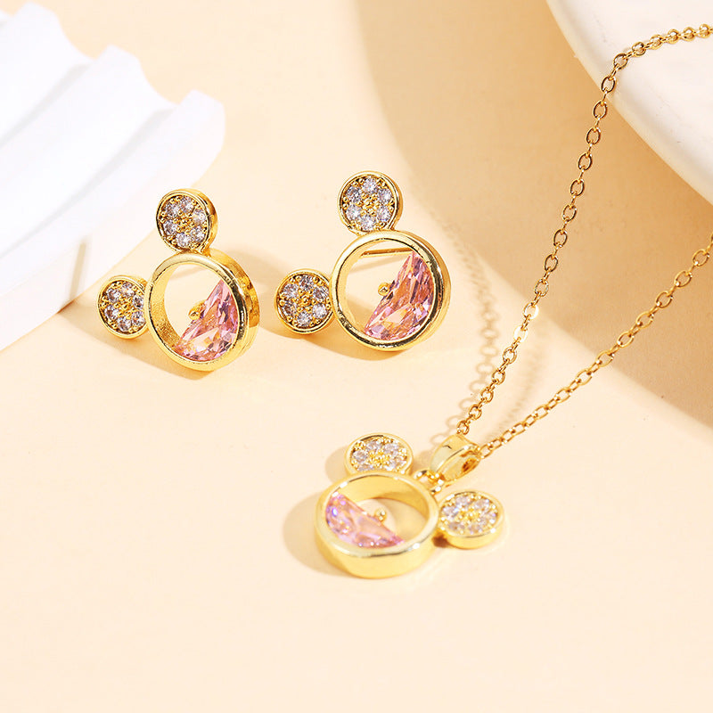 Whimsical Fairy Gem Pendant Set