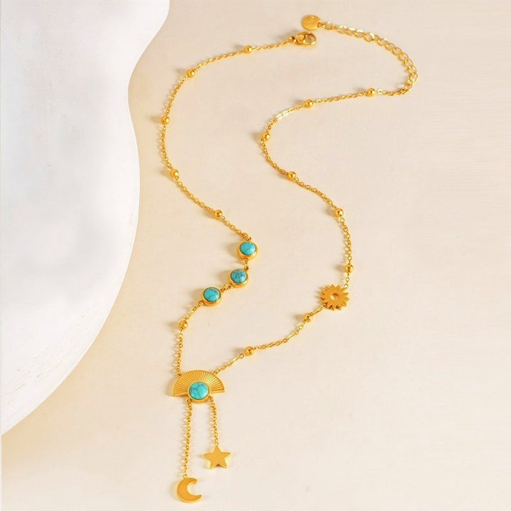 Dreamy Moon Star Mystic Necklace