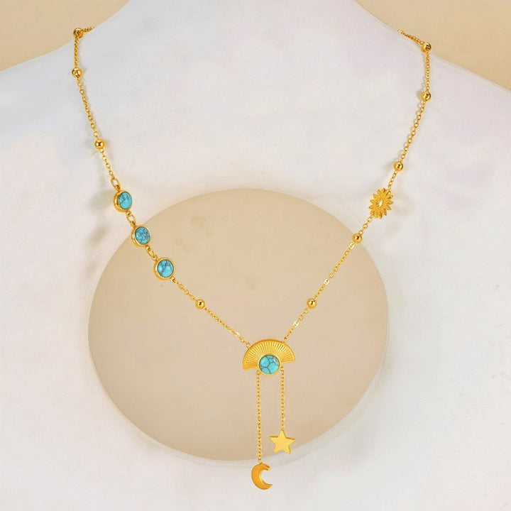Dreamy Moon Star Mystic Necklace