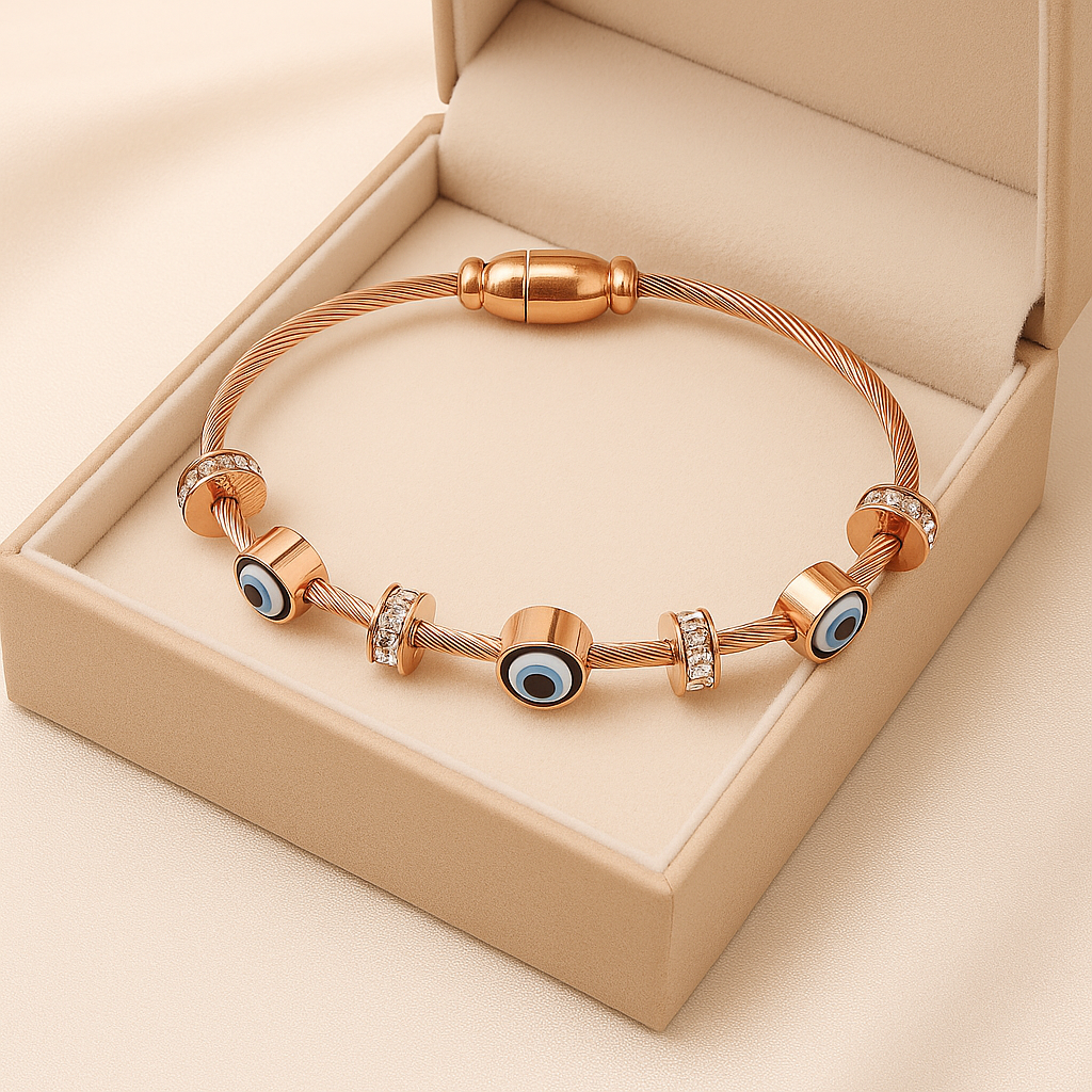 Elegant Evil Eye Protection Bracelet for Women