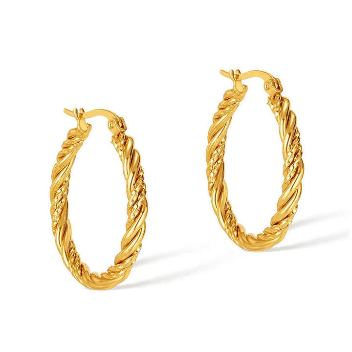 Classic Braided Twisted Earrings