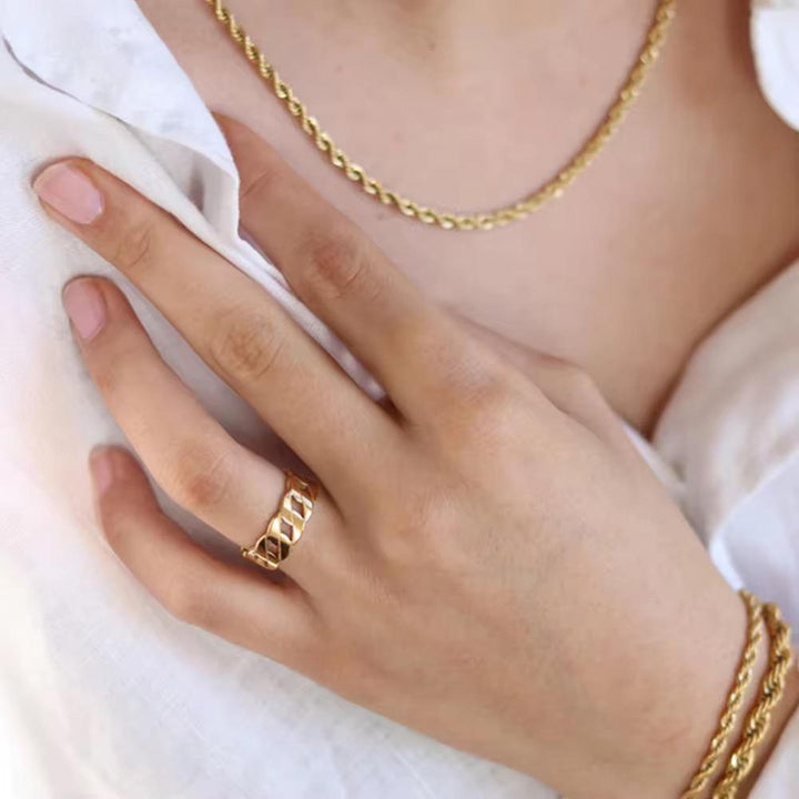 Woven Dreams Statement Ring