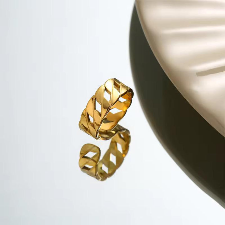 Woven Dreams Statement Ring