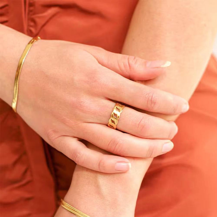 Woven Dreams Statement Ring