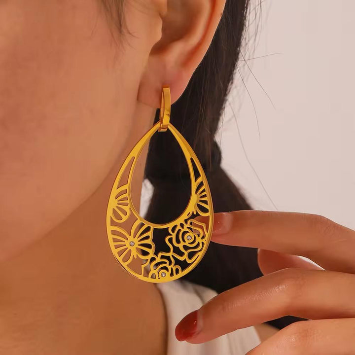 Bloom Floral Statement Earrings