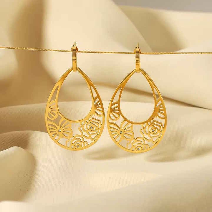 Bloom Floral Statement Earrings