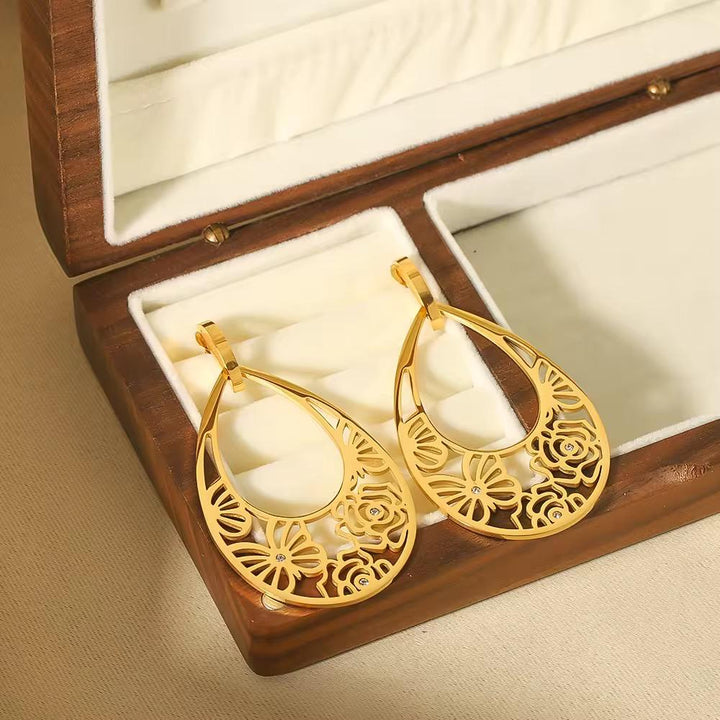 Bloom Floral Statement Earrings