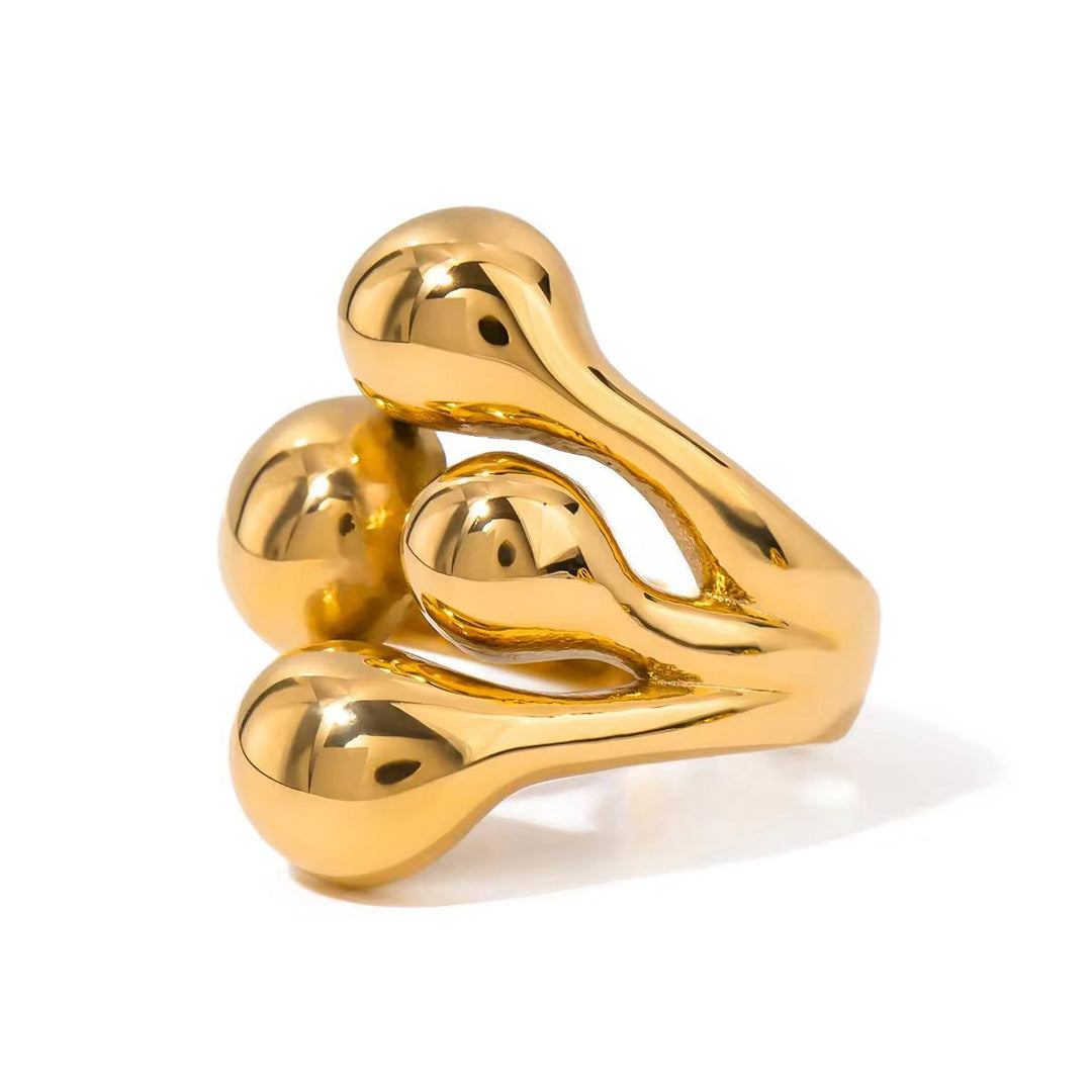 Dramatic Gloss Bubbles Ring