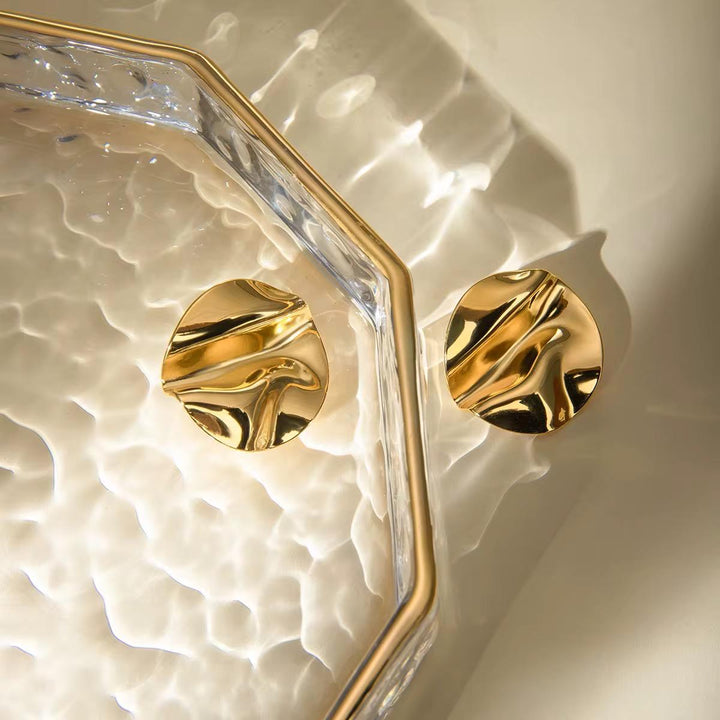Contemporary Drift Stud Earrings