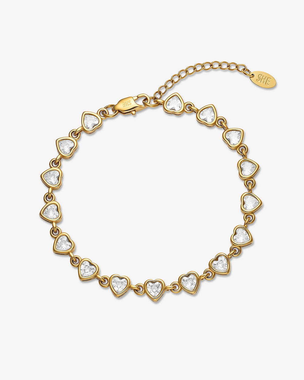 Amour Heart Crystal Bracelet