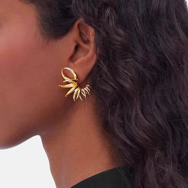 Luxe Halo Swirl Earrings