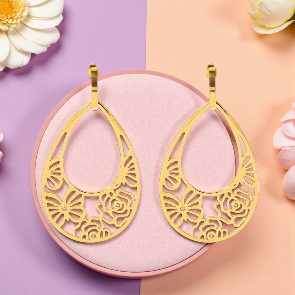Bloom Floral Statement Earrings
