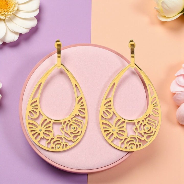 Bloom Floral Statement Earrings