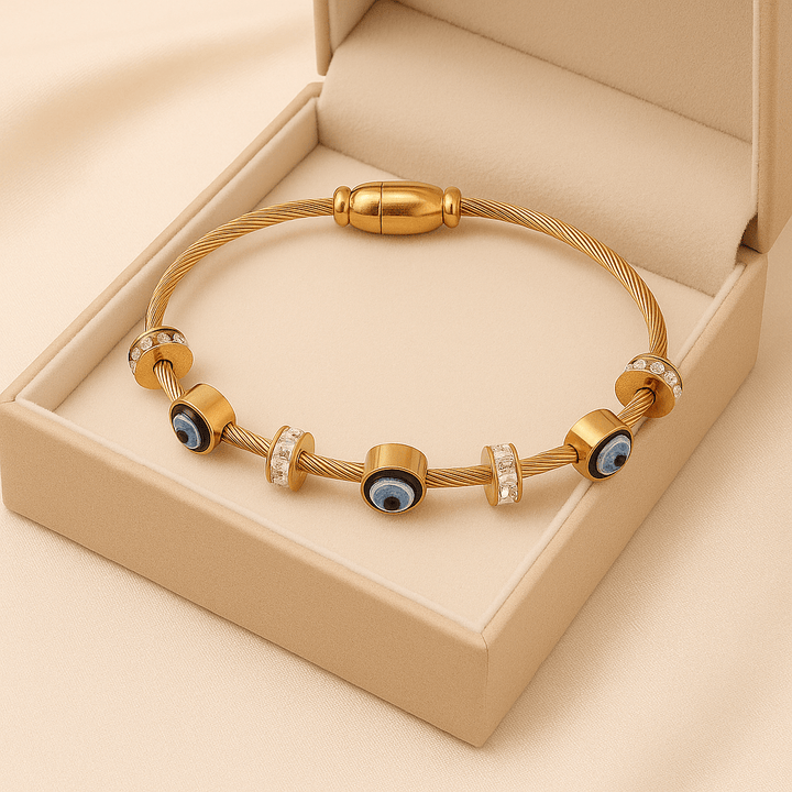Elegant Evil Eye Protection Bracelet for Women - Élan D&