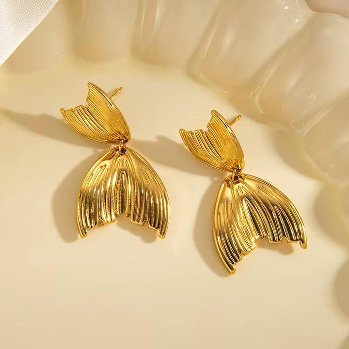 Mermaid Fin Earrings - Élan D&