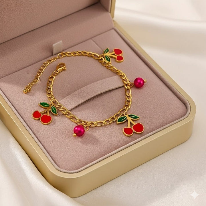 Youthful Glow Cherry Bracelet - Élan D&